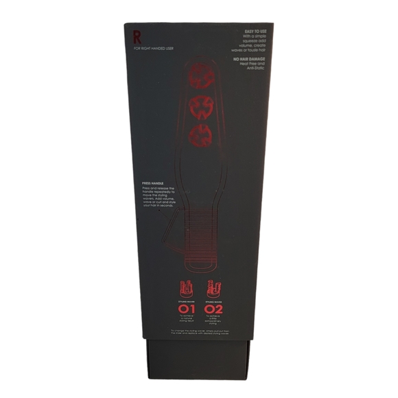 Cirrus Curly And Ripply Heat Free Anti-Static Manual Volumizing Hair Tool NIP - Picture 3 of 17